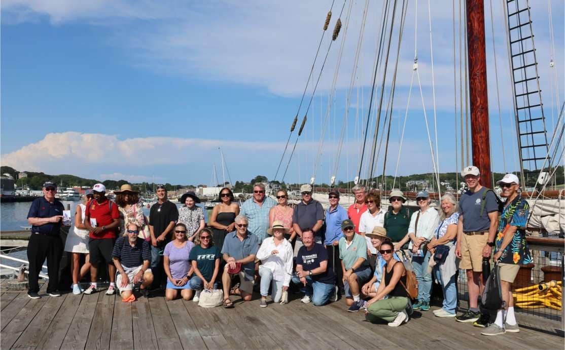 Group shot at Schooner Adventure in 2026.