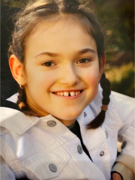 An assistive technology client, Harper.