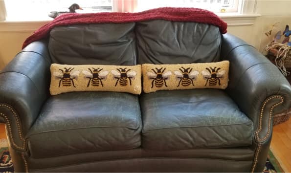 The bee pillows fit my loveseat perfectly!