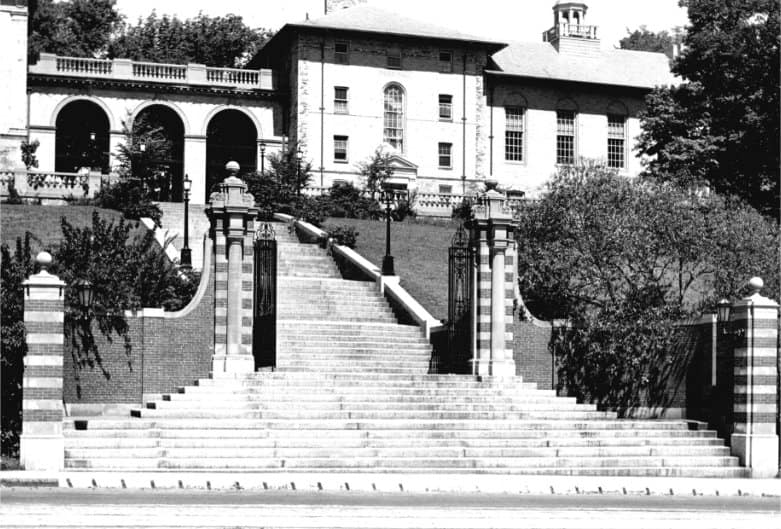 The War Memorial Steps at Tufts