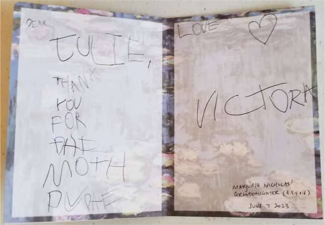 Victoria's thank-you